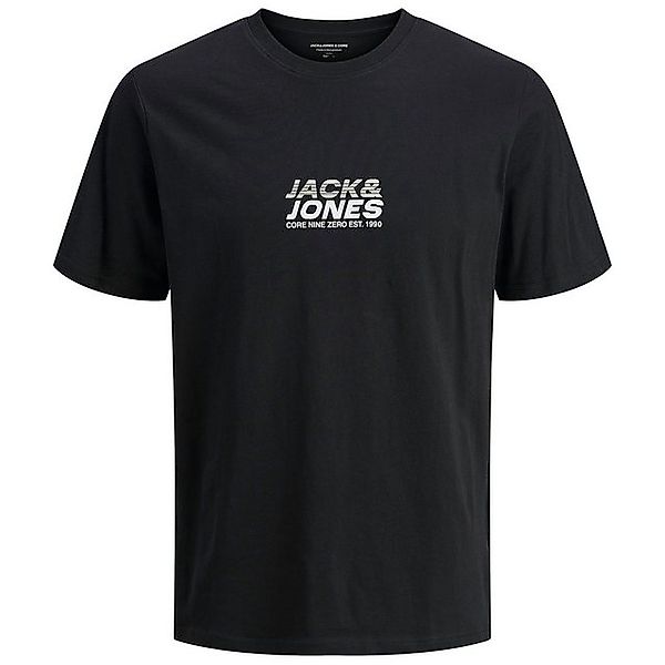 Jack & Jones Rundhalsshirt Große Größen T-Shirt schwarz Logoprint Jack&Jone günstig online kaufen