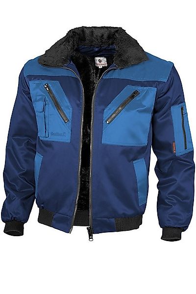 Qualitex Workwear Pilotenjacke modische 4-in-1 Arbeitsjacke aus Mischgewebe günstig online kaufen