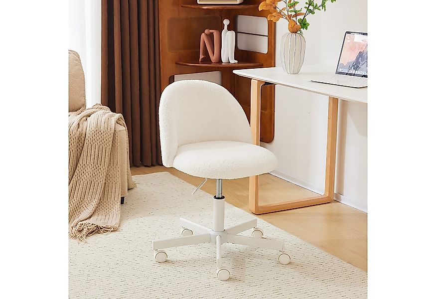 VINGLI Bürostuhl mit Rollen, Schminktisch Stuhl, Höhenverstellbar, Schminks günstig online kaufen