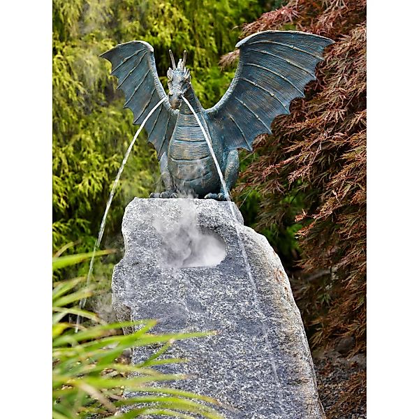 Teichfigur Saphira der Drache HxBxT 95 x 80 x 55 cm günstig online kaufen