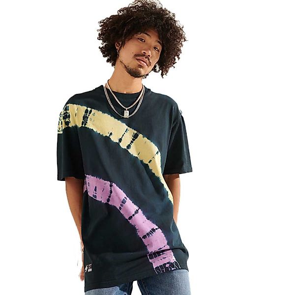 Superdry Code Tie Dye T-shirt M-L Deep Navy/Multi günstig online kaufen