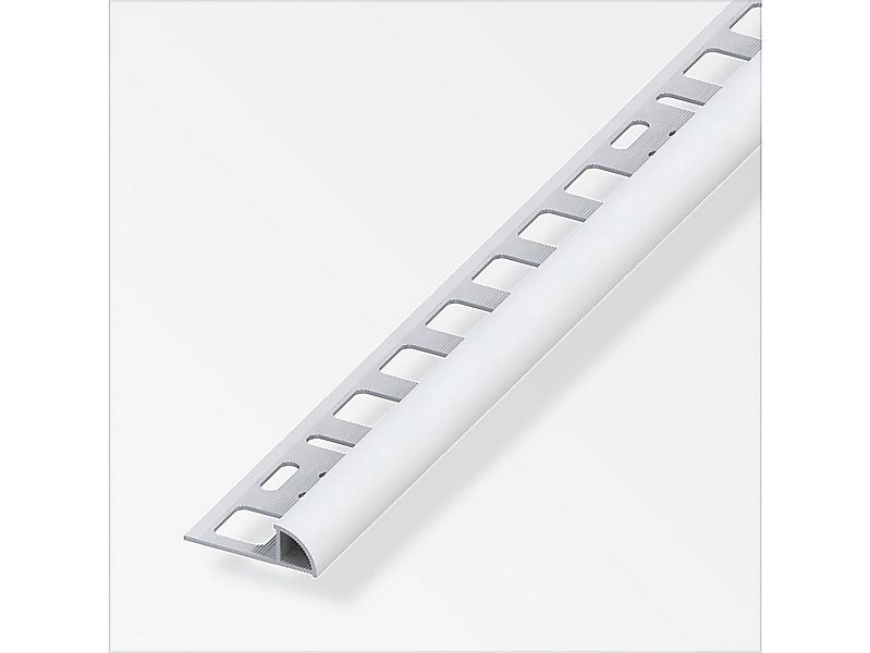 alfer Profil alfer Viertelkreisprofil PVC glatt grau günstig online kaufen