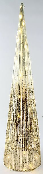 I.GE.A. LED-Dekofigur »LED-Weihnachtspyramide« mit Timer Leuchtpyramide Wei günstig online kaufen