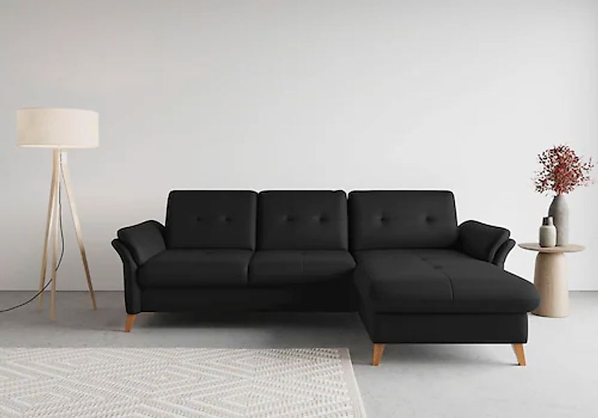 sit&more Ecksofa »Göteborg«, Sitztiefenverstellung und Federkern, wahlweise günstig online kaufen