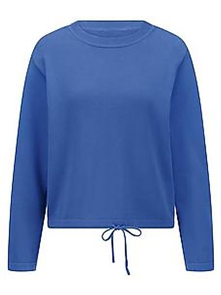 Rundhals-Pullover Peter Hahn blau günstig online kaufen