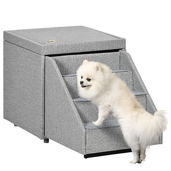 PawHut Hundetreppe 2 in 1 mit Stauraum günstig online kaufen