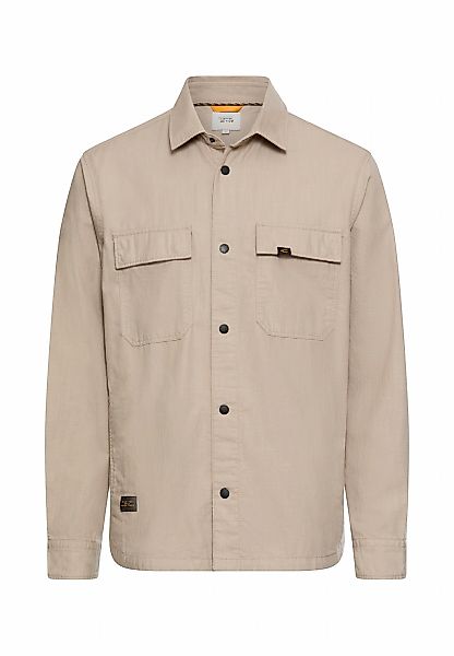 camel active Langarmhemd Overshirt mit Druckknöpfen günstig online kaufen
