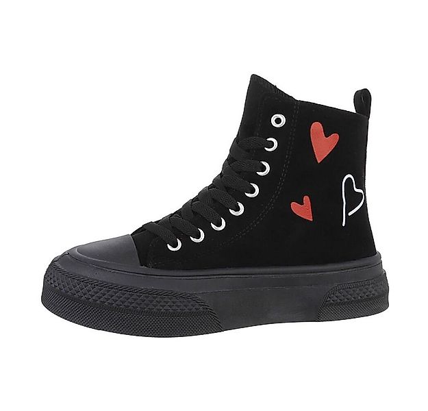 Ital-Design Damen High-Top Freizeit Sneakerboots (85493093) Keilabsatz/Wedg günstig online kaufen