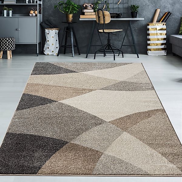 TeppichHome24 Teppich Moderner Teppich mit geometrischen günstig online kaufen