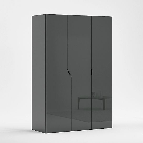 Home affaire Kleiderschrank "AMETISTA, Drehtürenschrank, designgeformten Fr günstig online kaufen