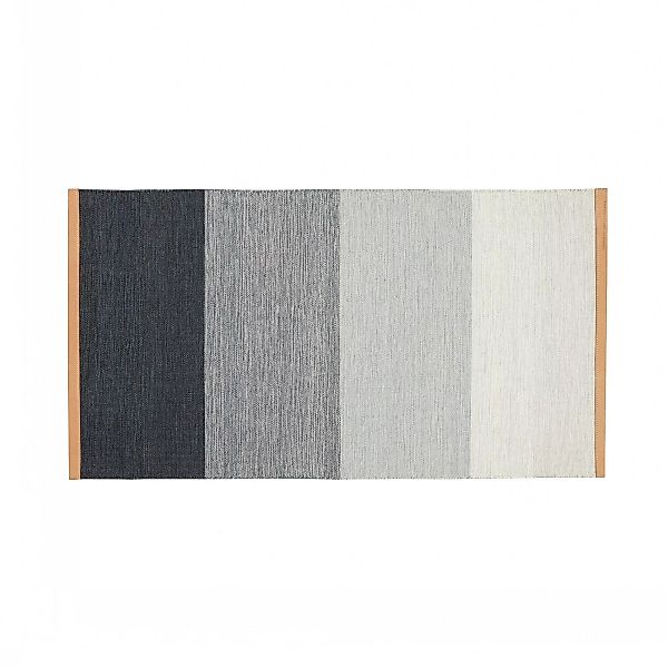 DesignHouseStockholm - Fields Teppich 70x130cm - blau, grau günstig online kaufen