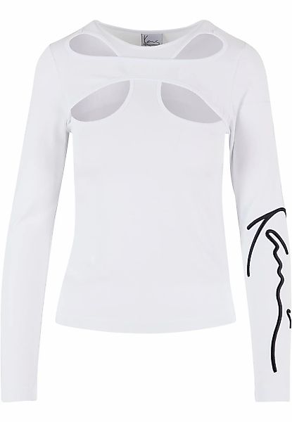 Karl Kani Stoffhose "Karl Kani Damen KW223-011-1 KK Signature Cut Out Tight günstig online kaufen