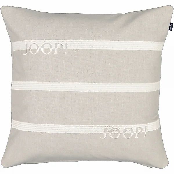 JOOP! Kissenhüllen Trace - Farbe: Silber - 010 - 50x50 cm günstig online kaufen