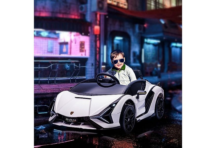 HOMCOM Elektro-Kinderauto Elektroauto, extra breiten Reifen, Musik(MP3/USB) günstig online kaufen