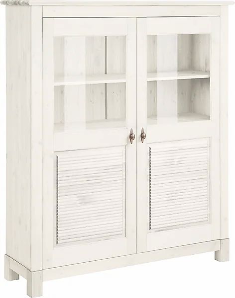 OTTO home Highboard "Rauna" Vitrine, Breite 111,6 cm, aus massiver Kiefer günstig online kaufen