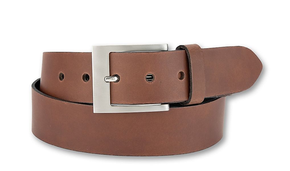 BERND GÖTZ Ledergürtel Ledergürtel mit markanter Rechteckschließe aus Rindl günstig online kaufen