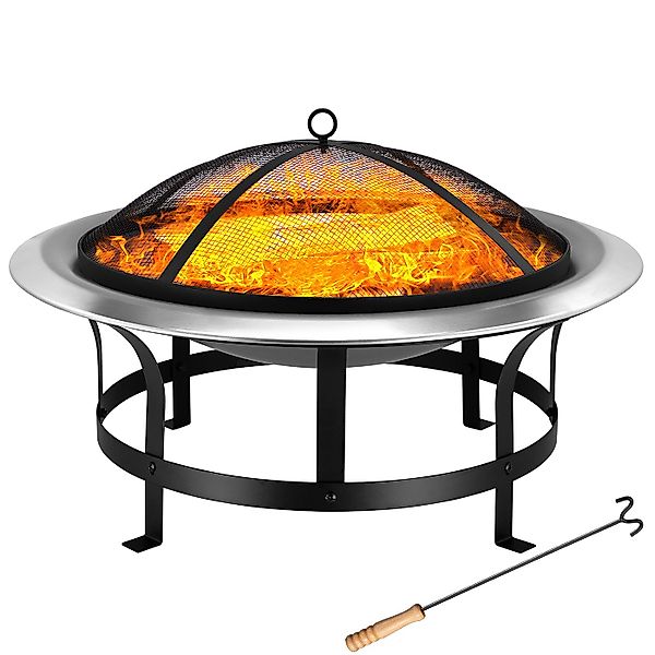 Gardebruk Feuerschale, Feuerkorb Garten Funkenschutz 75cm günstig online kaufen