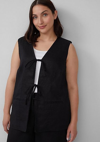 s.Oliver Funktionsweste Indoor-Weste Weste aus Leinen günstig online kaufen