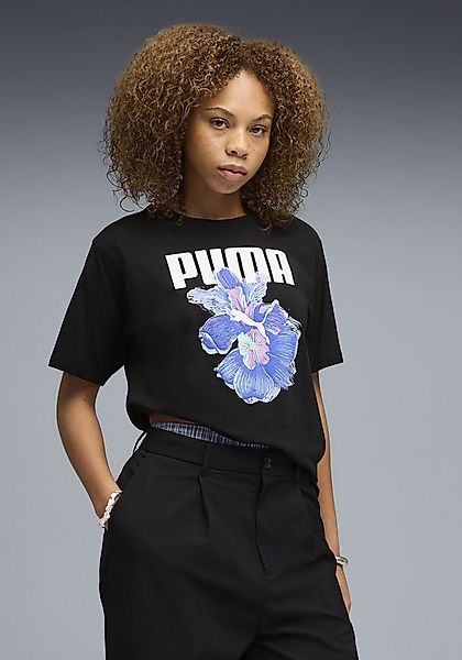 PUMA T-Shirt GRAPHICS RELAXED FLOWER TEE lockere Passform, Kurzarm, Rundhal günstig online kaufen