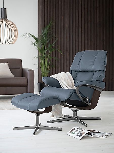 Stressless Relaxsessel "Reno" mit Cross Base, Größe S, M & L, Holzakzent We günstig online kaufen