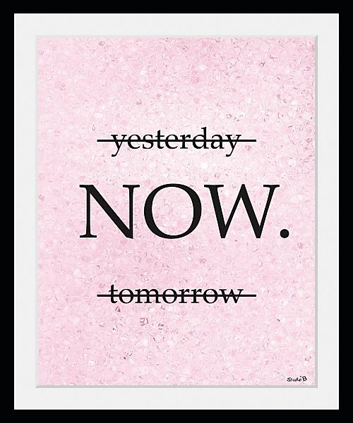 queence Bild »NOW.«, Schriftzüge-Schriftzug-Sprüche & Texte-Motivationsbild günstig online kaufen