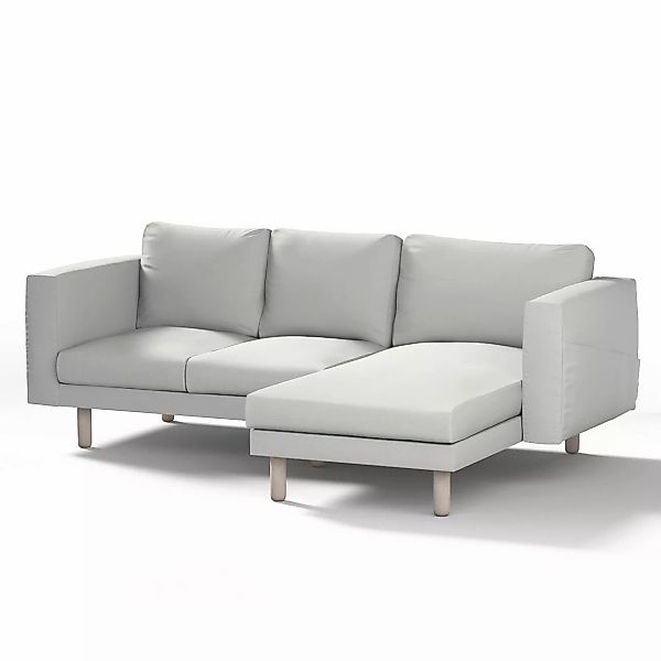 Bezug für Norsborg 3-Sitzer Sofa mit Recamiere, hellgrau, Norsborg Bezug fü günstig online kaufen