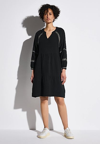STREET ONE Tunikakleid Ohne Taschen aus 100% Baumwolle günstig online kaufen