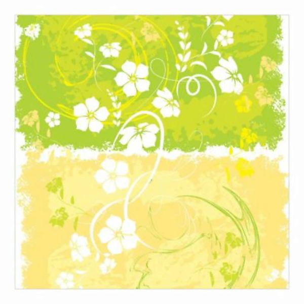 Bilderwelten Kindertapete Springtime grün Gr. 336 x 336 günstig online kaufen