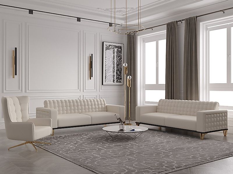Möbeldreams Chesterfield-Sofa Sofa-Set Tina 3-2-1/3-3-1 / günstig online kaufen