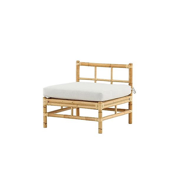 ebuy24 Cane Gartensofa Mittelsegment Natur Sitzhöhe cm 34 Sitzbreite cm 70 günstig online kaufen