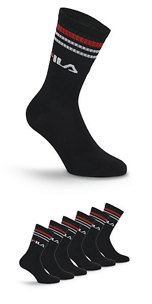 Fila Sportsocken "UNISEX LIFESTYLE PLAIN SOCKS", (6 Paar), mit Logo-Schrift günstig online kaufen