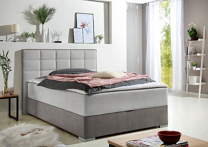Maintal Boxspringbett mit Bettkasten und Topper günstig online kaufen