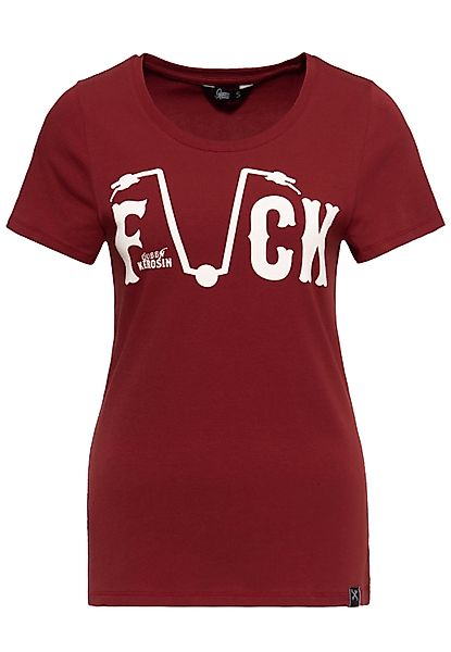 QueenKerosin Print-Shirt F*ck Everyone (1-tlg) mit günstig online kaufen