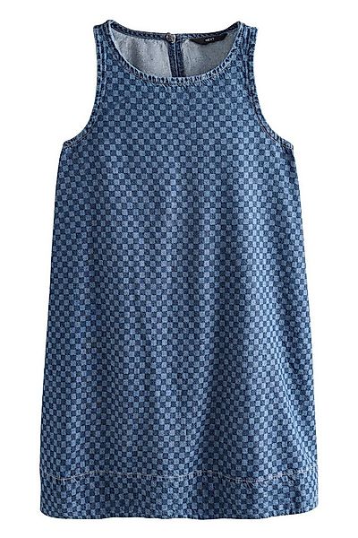 Next Jeanskleid Minikleid mit Ringerrücken aus Baumwoll-Denim (1-tlg) günstig online kaufen