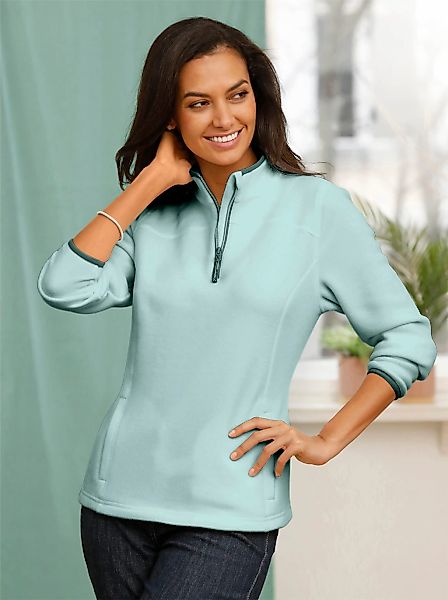 Casual Looks Fleeceshirt "Fleece-Shirt", 1 Stk. günstig online kaufen