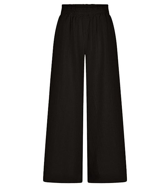SASSYCLASSY Stoffhose Leichte Musselin Sommer Hose günstig online kaufen