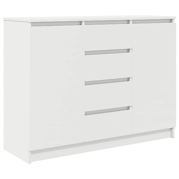 vidaXL Sideboard mit Schubladen Weiß 100,5x35x76 cm Holzwerkstoff 3328444 günstig online kaufen