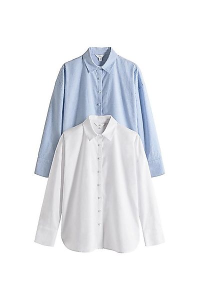 The Set Langarmbluse 2er-Pack The Set Oxford-Hemden (2-tlg) günstig online kaufen