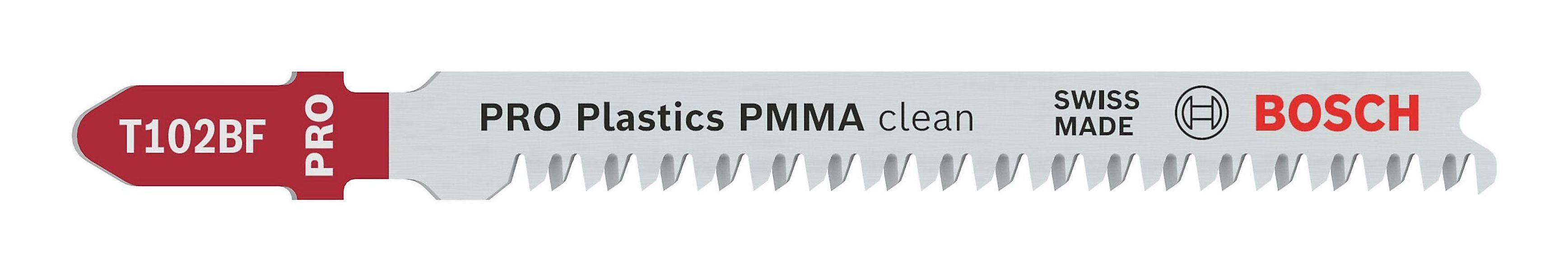 BOSCH Stichsägeblatt Pro Plastics PMMA clean günstig online kaufen