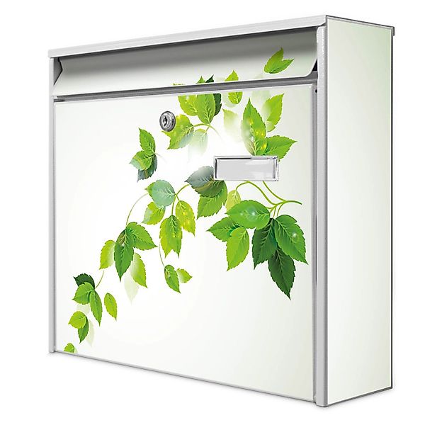 Banjado Briefkasten Weiß 36.2x32.2x10cm Groß / Inkl. Montagematerial & 2 Sc günstig online kaufen