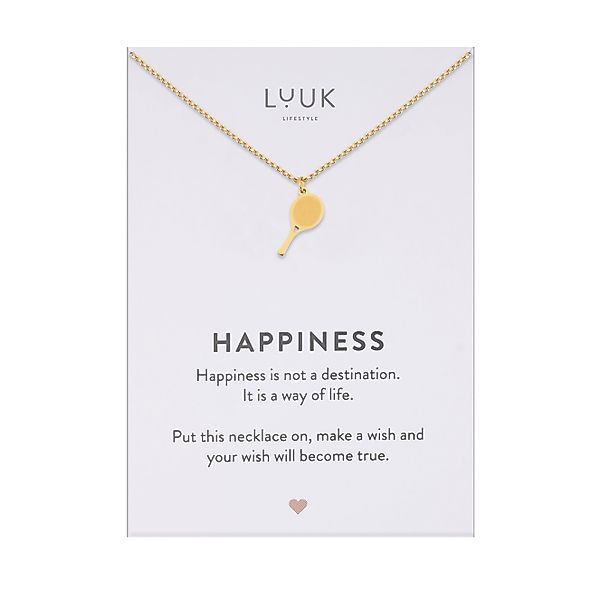 LUUK LIFESTYLE Kette mit Anhänger Tennisschläger, günstig online kaufen