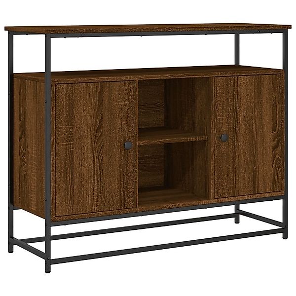 vidaXL Sideboard Sideboard Braun Eichen-Optik 100x35x80 günstig online kaufen