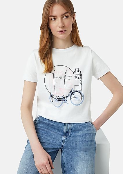 comma casual identity Kurzarmshirt T-Shirt mit günstig online kaufen