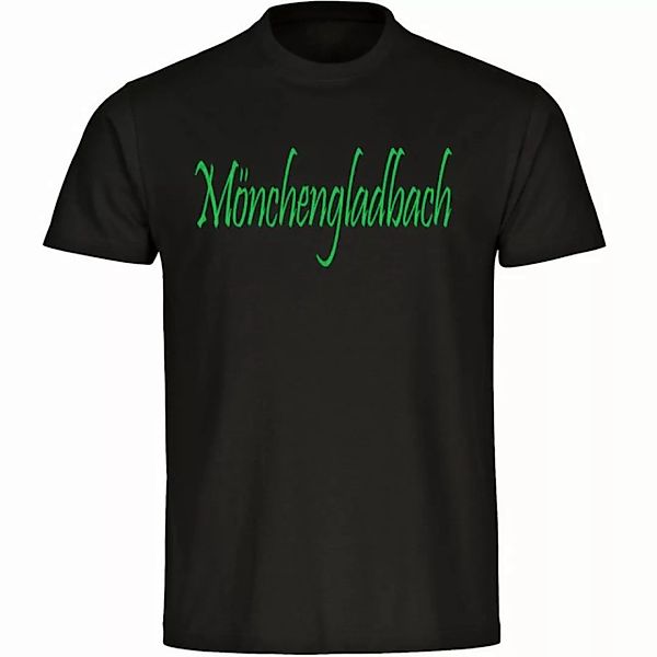 multifanshop T-Shirt Herren Mönchengladbach - Schriftzug - Männer günstig online kaufen