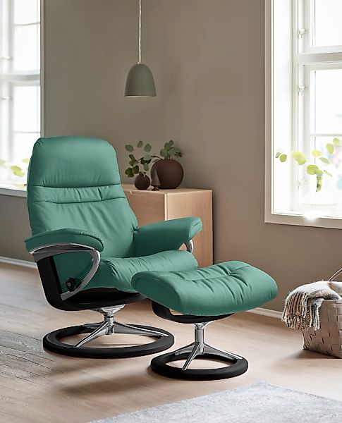 Stressless "Sunrise" mit Signature Base, Größe M, Gestell Schwarz, in 2 Led günstig online kaufen