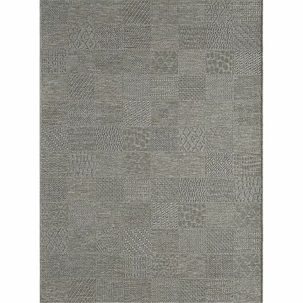 Merinos Teppich Ottowa grau B/L: ca. 120x160 cm günstig online kaufen