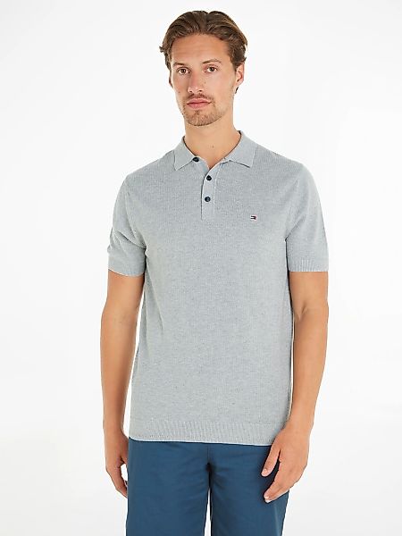 Tommy Hilfiger Poloshirt "CHAIN RIDGE STRUCTURE SS POLO" mit Logostickerei günstig online kaufen
