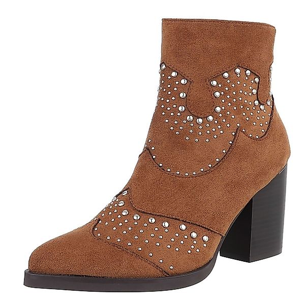 Ital-Design Damen Cowboyboots Western Westernstiefelette (88489489) günstig online kaufen
