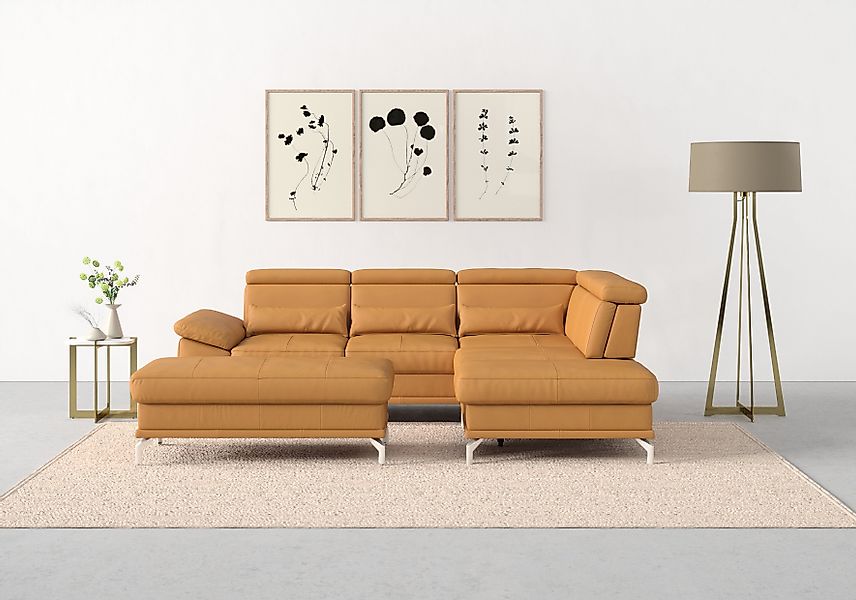 sit&more Ecksofa Cabrio L-Form, mit Sitztiefenverstellung, günstig online kaufen