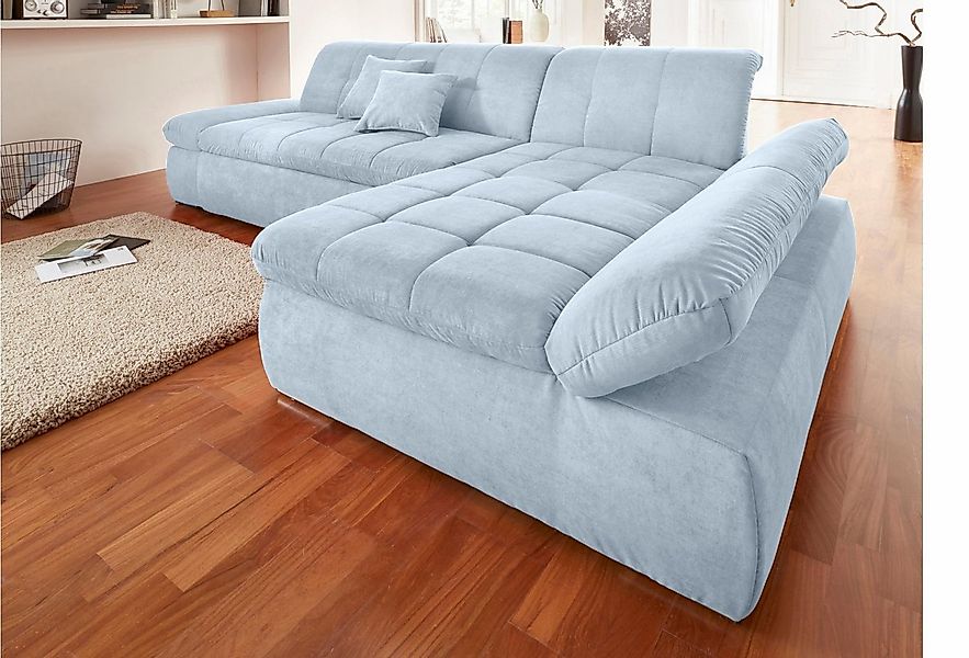 DOMO collection Ecksofa NMoric XXL, B/T/H: 300/172/80cm, L-Form, wahlweise günstig online kaufen